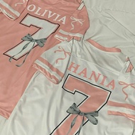 Pink COQUETTE JERSEY (read description before ordering) free custom your own name number Korean COQU