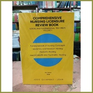 ☌ ❁ ✈ Comprehensive Nursing Licensure Review Book 2024(Authentic) by Udan