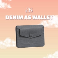 AS WALLET DENIM VEGAN LEATHER UNISEX AS WALLET