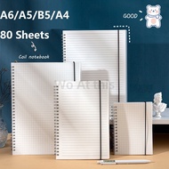 A6/A5/B5/A4 Transparent cover Notebook Thickened Student Notebook Quality Spring Notebook Notepad笔记本