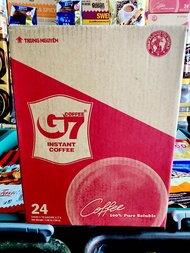 พร้อมส่ง ยกลัง G7 กาแฟดำ 15 ซอง × 24 กล่อง ล็อตใหม่