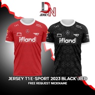 Latest T1 ESPORTS JERSEY 2023 - 2024 (Free Custom nickname)