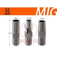 Mig 350 gas cap, OTC model 350A 75mm 65mm, thick cone receiver 350A AIR SHOOT (robot)