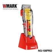 WMARK transparent Hair clipper push oil head electric hair clipper NG-108PRO hot charging cross