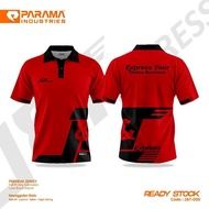 Original Jnt Express Jersey Full Printing Cool J&t Package Courier Driver Clothes Dewasa Lelaki