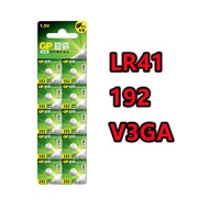 10pcs/Lot GP LR41 V3GA 192 Alkaline Button Battery
