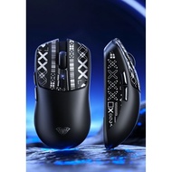 Chuột không dây gaming bluetooth TEKKIN AULA SC580 tần số 1000hz led rgb 6 nút bấm 3 mode có app 120