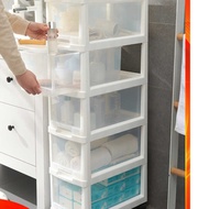 Citylife 4 Tier Storage Cabinet Space Saving Drawer Organizer With Wheels Household Miscellaneous Sn