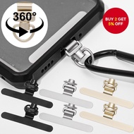 0.2mm Ultra Thin Stainless Steel Cellphone Tether Tab with 360 Degree Rotation, Phone Crossbody Wris