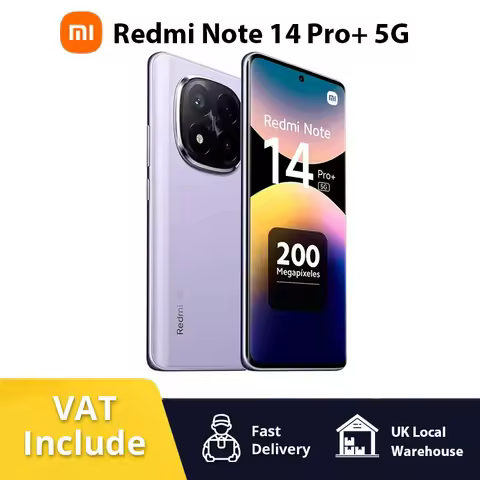 Global Version Xiaomi Redmi Note 14 Pro Plus 5G Smartphone Snapdragon 7s Gen3 120W HyperCharge AMOLE