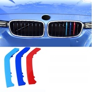 บาร์ตกแต่งกลางหน้ากันชนรถยนต์ BMW 3 สีสำหรับ BMW X1 X2 X3 X5 X6 X7 ชุดตกแต่งรถยนต์แบบปรับแต่งได้ ช่อ
