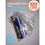 Transparent Stationery storage Bag File Bag Clear Pencil Case Box School [ Exam ] Office Small A6 Zi
