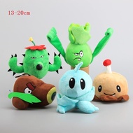 5pcs/lot Plants vs Zombies Plush Toys 13-20cm Plants vs Zombies PVZ Plants Soft Plush Stuffed Toys D