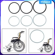 [Etekaxa] Wheelchair Tire PU Assembly Tubeless Accessory Easy to Install inflatable wheelchair tire