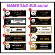 NAME TAG SEKOLAH/PENGAWAS/SPBT/PRS/PSS/ARCYLIC