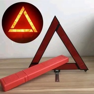 Emergency Safety Triangle Reflector On Reflective Car Hazard Triangle Warning Car Sign