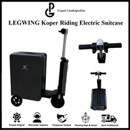 NEW STOCK LEGWING Koper Riding Electric Suitcase 20inch - Legwing Koper Elektrik Skuter Hitam