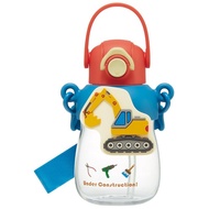 Skater Straw Water Bottle 650ml w/ 3D Mascot Kuromi/ Hello Kitty/ Cinnamoroll/ My Melody/ Dinosaur/