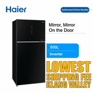 Haier HRF-550IGB 500L 2 Door Glass DC Inverter Refrigerator Fridge Peti Sejuk