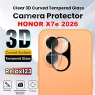 1/2/3PCS Camera Lens Protector For HONOR X7e 4G 3D Rear Lens Tempered Glass Film For Honor X7E Honor