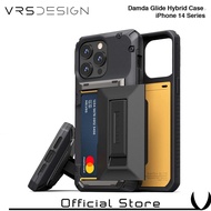 VRS Design Damda Glide Hybrid Case For iPhone 14 Series, Black Groove