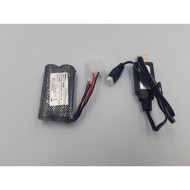 7.4V 2000mAh Li-ion Battery 18650 RECHARABLE for TURBO RC DRIFT CAR Battery And Charger For RC t