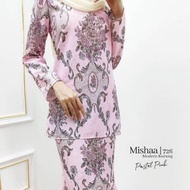 🔥HOT NEW ARRIVAL MISHA KURUNG MODEN PASTEL PINK BAJU KURUNG CANTIK BAJU KURUNG MURAH FREE SIZE PLUS 