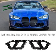 Front Bumper Side Air Vent Trim for  G80 M3 G82 G83  2021-2024 Fog Light Lamp Hood Intake Frame Cove