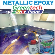 1L ( Metallic Epoxy Paint ) 1L METALLIC EPOXY FLOOR PAINT COATING Tiles &amp; Floor Paint / MATALIC EPOXY Greentech