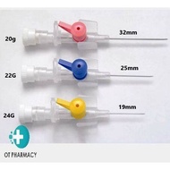 HOSPITECH IV Cannula Plus with Injection Valve Size 20G 22G 24G