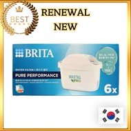 [Brita] RENEWED NEW MAXTRA PRO Water Filter Cartridges 6 PCS