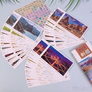 Beautiful Xinjiang Postcard Big Desert Grassland Kaohsiung Peak Gobi Tianshan Snow Travel Landscape 