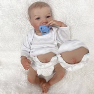 ตุ๊กตาเด็กทารกอาบน้ำไวนิลพิมพ์ลาย3D ซิลิโคนไวนิลขนาด42ซม. สามารถใช้ของเล่นสำหรับเด็กอาบน้ำ