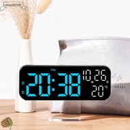 LUSHUN9057990 Temperature Date Electronic Clock Multi-functional Backlight Digital LED Clocks High Quality 12/24H Display Table Clock for Bedroom