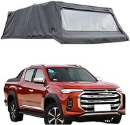 Soft Topper Compatible for MAXUS LDV T60 T90 4.8ft Short Bed, Foldable Camper Shell with Rear Tent E
