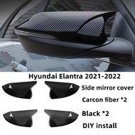 Hyundai Elantra 2021-2022 side mirror cover 7th rearview mirror csrbon fiber cover