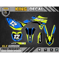 Decal KLX GORDON KLX BF KLX OLD KLX S DECAL KX CUSTOME DECAL 18