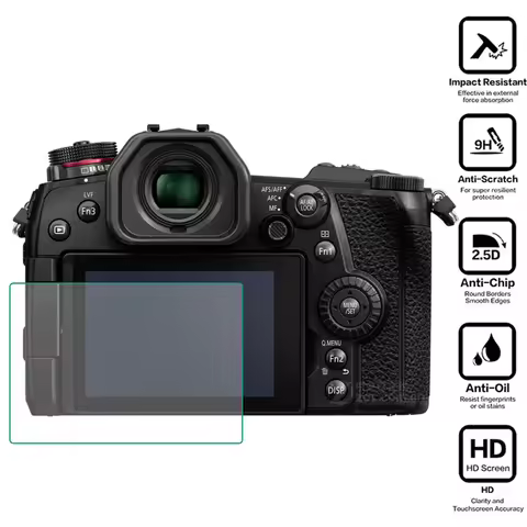 Hard Tempered Glass Protective Film For Panasonic Lumix G9 Mark II G9II G9M2 Camera Display Screen P