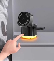 🍎5合1 25W 折疊磁吸無線充送順豐智能櫃 順豐站 送免費手機鋼化膜 ｜自帶線｜手機耳機手錶通用 iPhone 17 iPhone 17pro iPhone 17