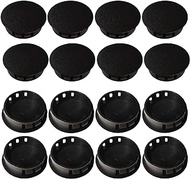 TropicAqua Plant Spacer Kit, Black Plant Spacer Compatible with Aerogarden Spacers Plant Deck Opening for Indoor Hydroponic Growing Systems (Pack of 16)
