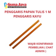 1m wooden ruler - Whiteboard ruler - Whiteboard ruler