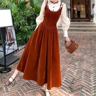 Gadis Roman Berlin Pakaian Perancis Gaya Fesyen Wanita Pakaian Berkeley berbentuk buah pir [Penghant