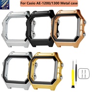 AE1200 Metal case mod kit For Casio 3299 AE-1200 AE-1300 bezel glass strap ring stainless steel Watc