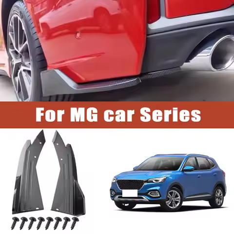 2pcs Rear Bumper Spoiler Lip Splitter Diffuser Anti-Crash Winglet Car Mod For MG 3 4 5 6 7 ZS HS ONE