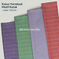 KATUN Cotton YARNDYED FABRIC WITH BOX MOTIF 856UN/859BR/859HJ/859MR Cotton Fabric