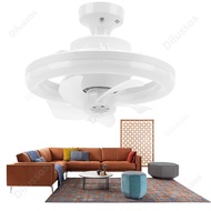 Modern Ceiling Fans with Light RGB/3 Colors Dimmable Low Profile Ceiling Fan