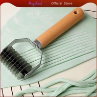 MagiDeal 4 Pieces Lattice Roller Cutters, with Wood Handle, Lattice Docker Pastry Cutters for Cafe