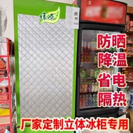 Vertical Refrigerator Display Freezer Refrigerator Single Double Door Freezer Sunscreen Power Saving