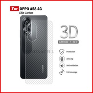 SKIN CARBON OPPO A58 4G A78 4G NFC OPPO RENO 10 5G 2023 - A58 4G