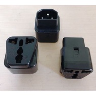 C13 IEC320-C14 UPS PDU universal adapter to 2 or 3-pin power outlet.